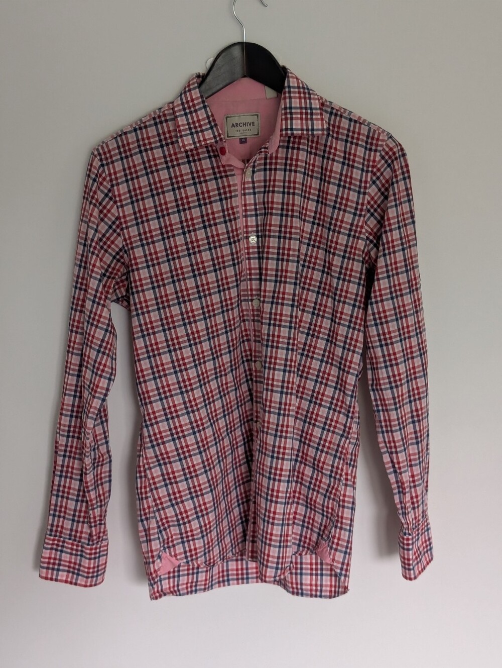 Ted Baker London Egyptian Cotton Plaid Button Down Shirt - Men's 15